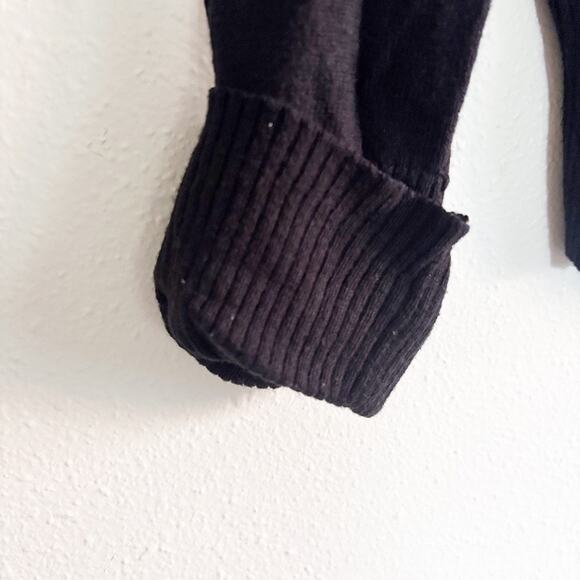 Hello Kitty Sz S Lightweight Graphic Print Sweater Striped Back Cuffed Sleeves - Picture 7 of 12